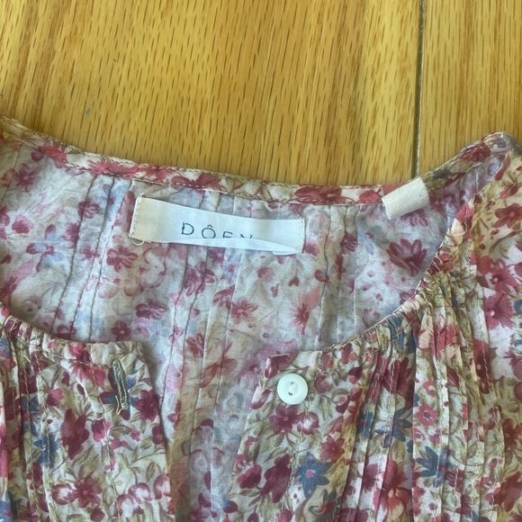 Doen Floral Blouse - Pink and tan - Picture 5 of 5